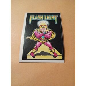 1983 General Mills Zero Hero Trading Card Sticker Vintage #33 Flash Light